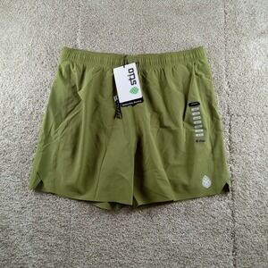Stio Terral Run Shorts Mens XL Mountain Thyme Green 6 Inch Inseam Trail Running‎